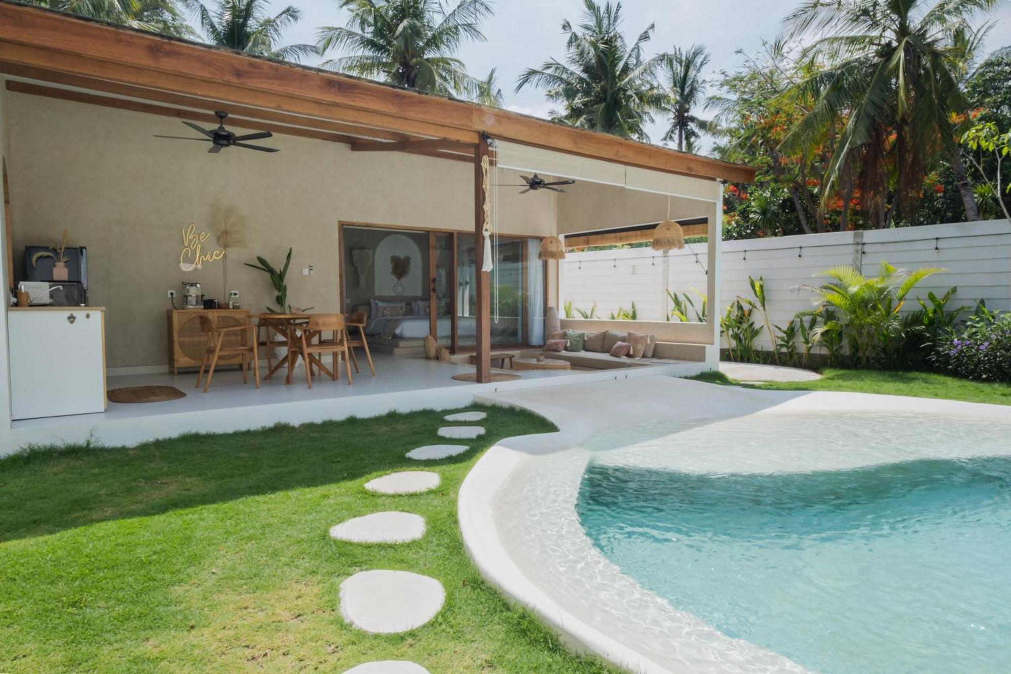 Gili Boho Villas - Aesthetic Private Pool Villas Gili Trawangan Exterior foto